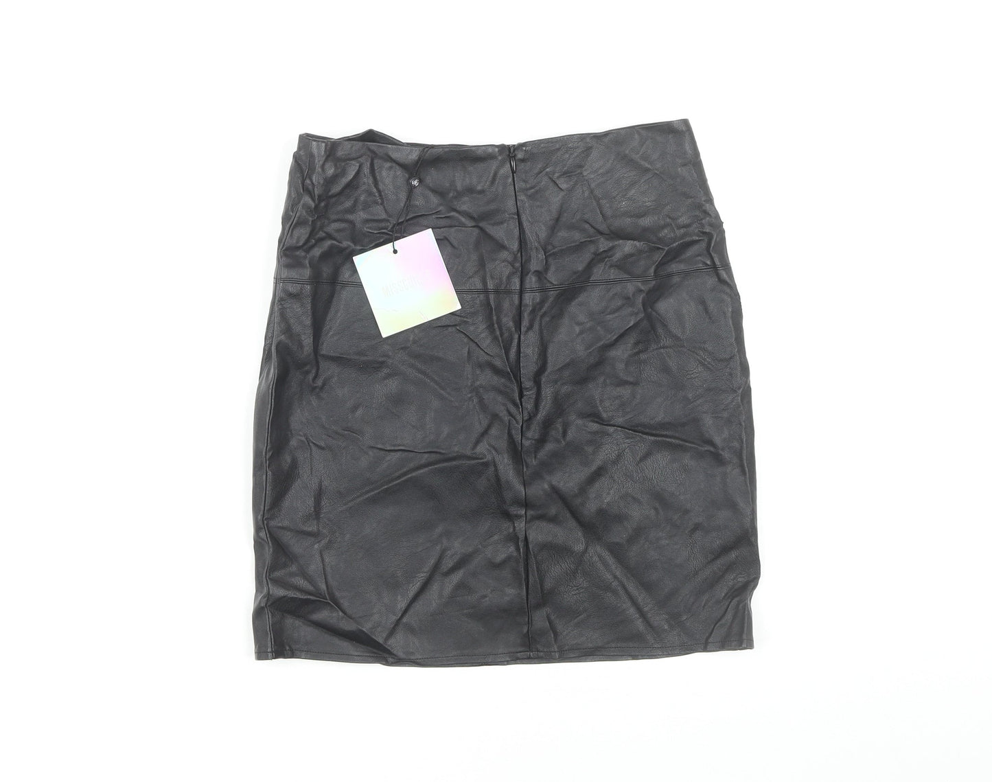 Missguided Women's Black Pencil Skirt, Size 10, New