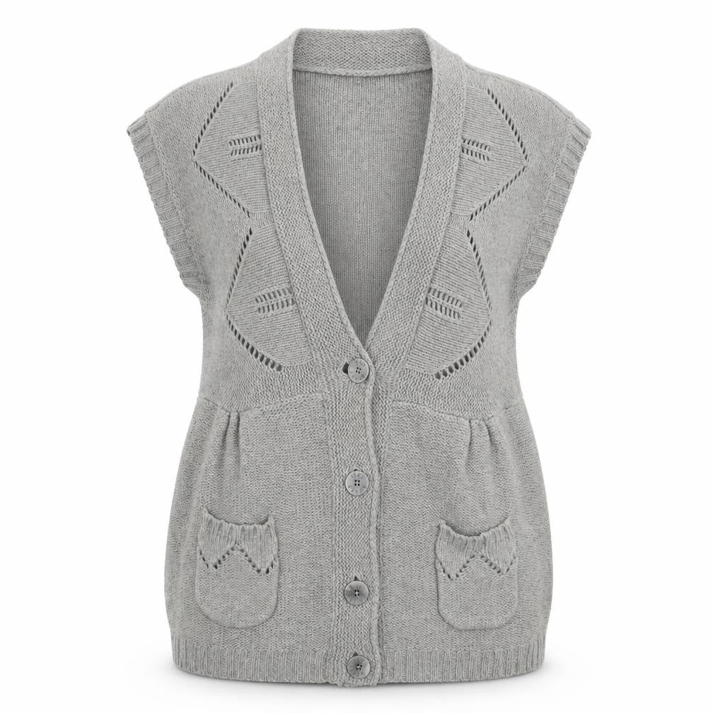 Womens UK M Regular Ted Baker Grey Cardigan