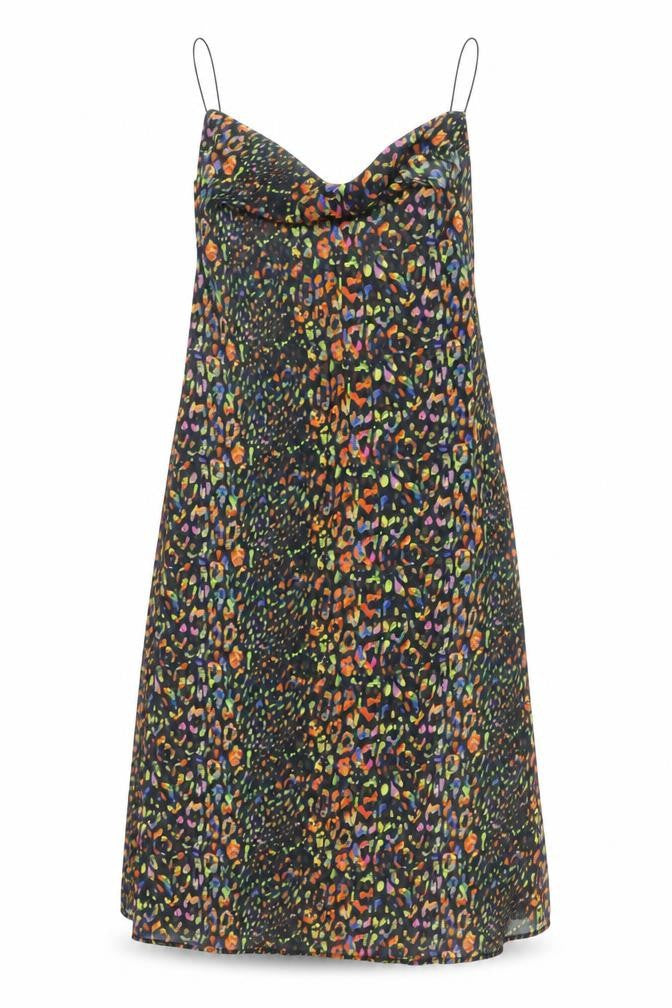 Front view of Missguided Women's Multicoloured Slip Dress, size 8