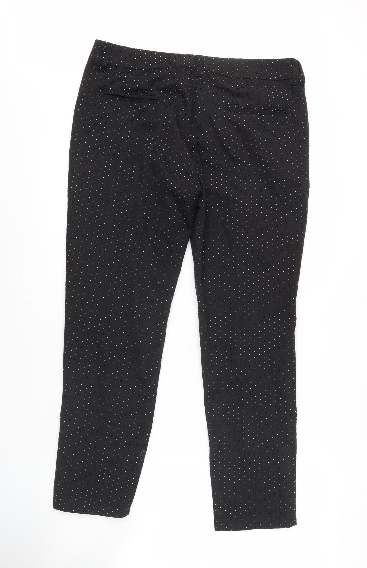Next Women's Black Polka Dot Trousers Size 12