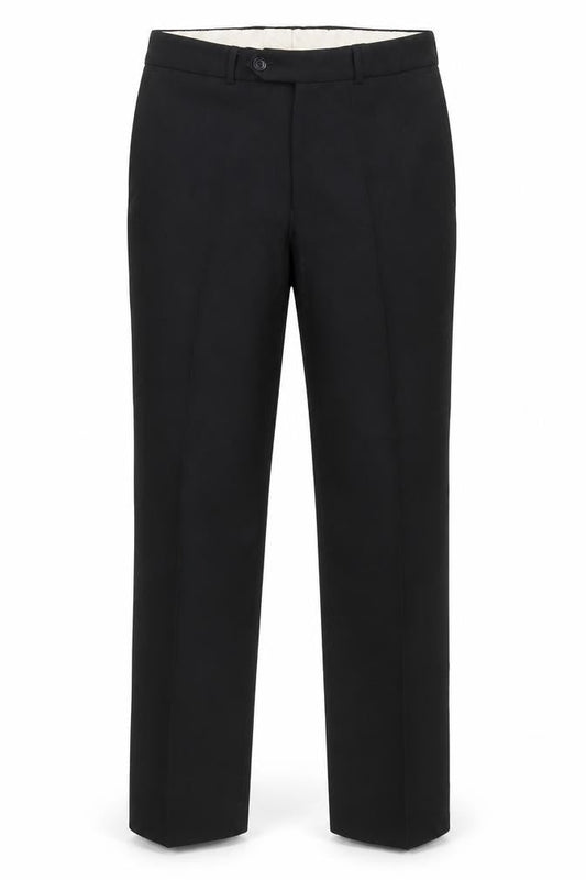 Moss Men's Black Dress Pants 34 Short Formal