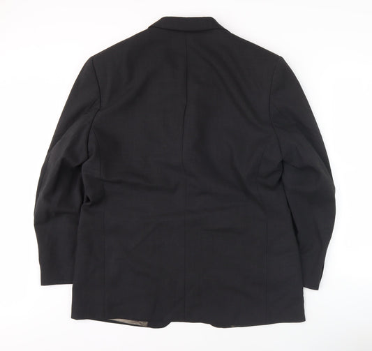 Marks and Spencer Men's Charcoal Wool Blazer, Size 42