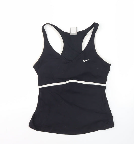 Nike Women's Black Tank Top, Size 12, Quick Dry, Gym Wear