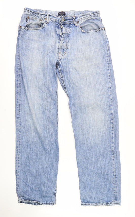 Paul Smith Men's Blue Straight Jeans Size 32