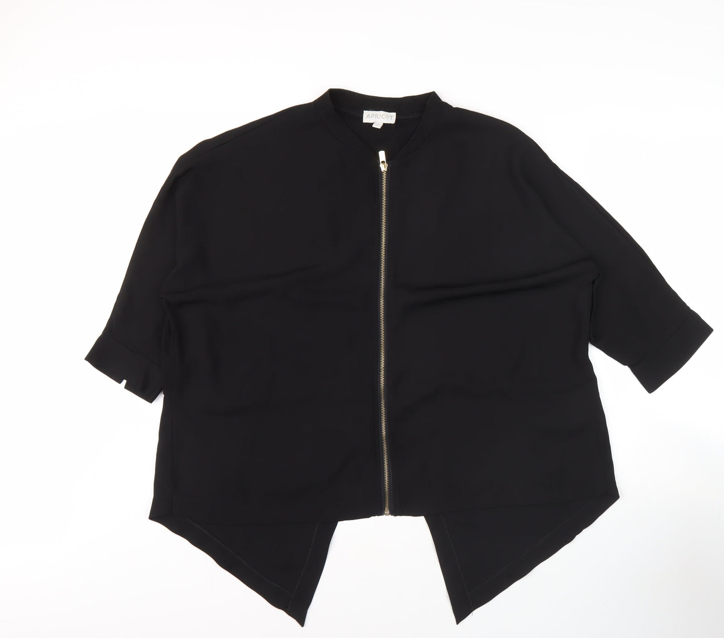 Apricot Women's Black 3/4 Sleeve High Neck Top