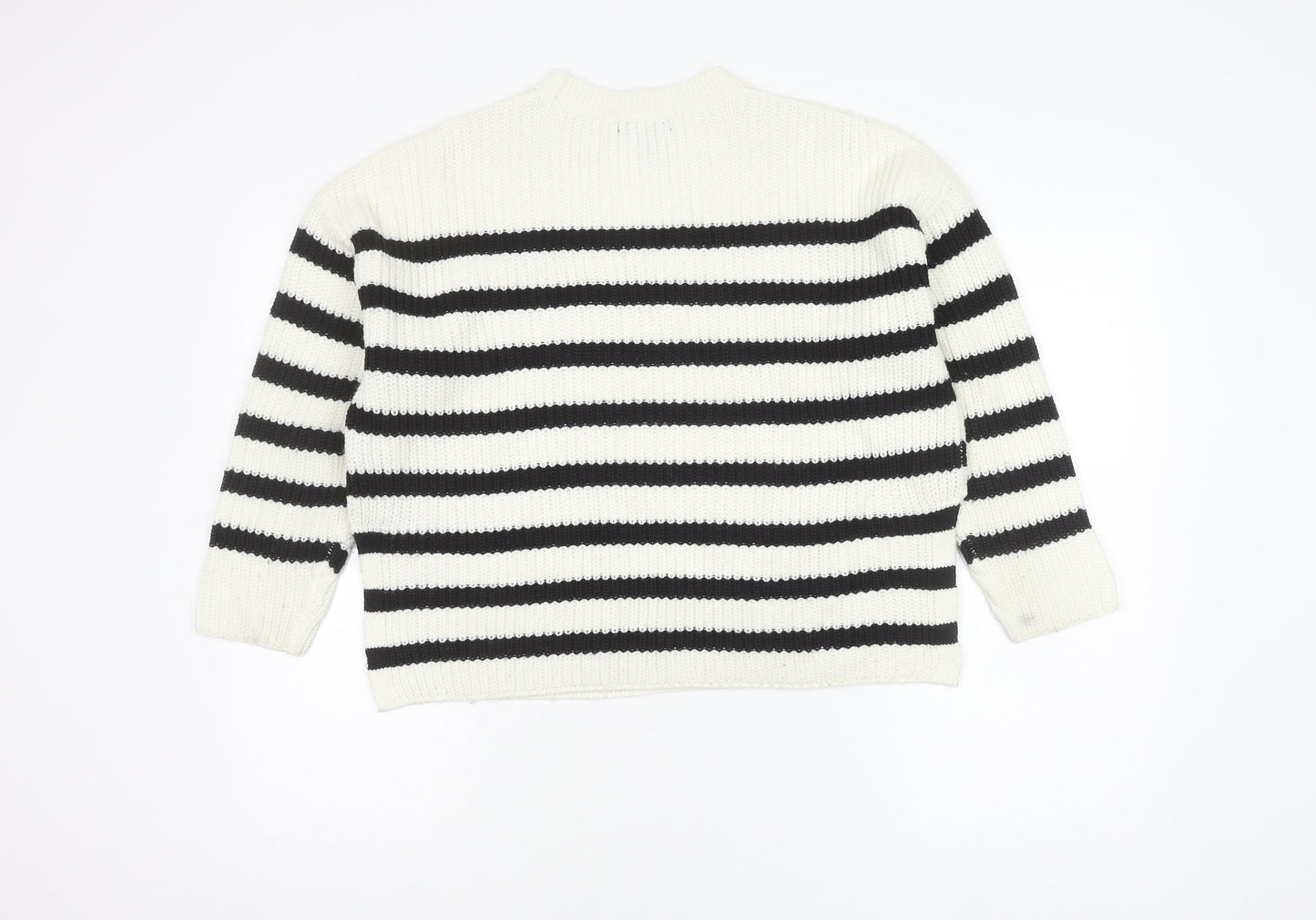 New Look Women’s Striped Acrylic Jumper, Size S