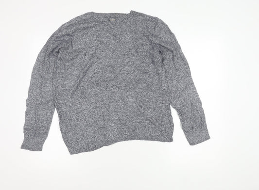 Nautica Women's Blue Knit Pullover Jumper Size L