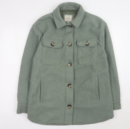 Fat Face Women's Green Mid-Length Jacket Size 14