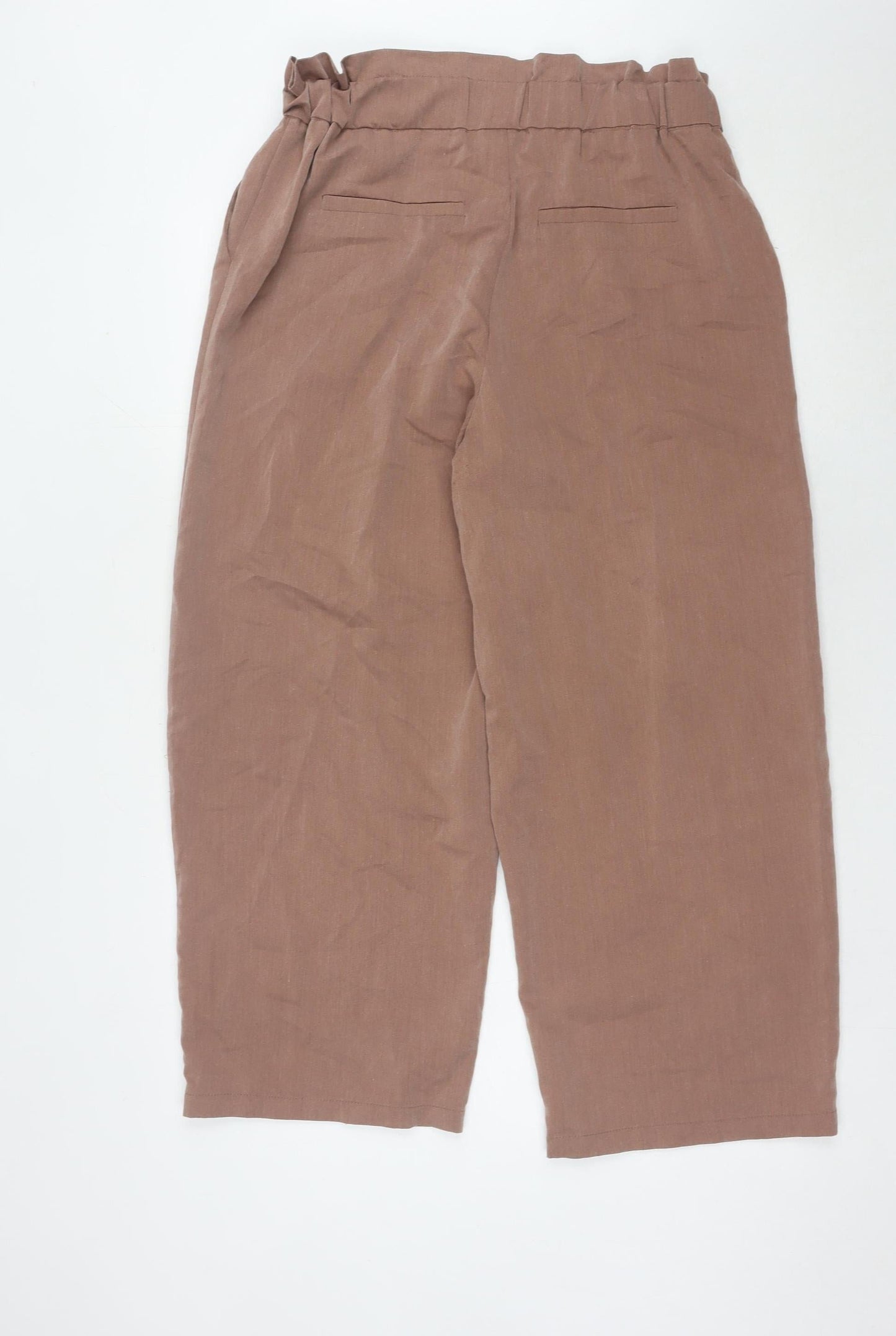 Noisy May Women's Brown Paperbag Trousers, M