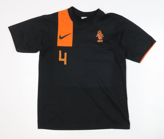 Nike Boys Black XL Football Jersey - Short Sleeve Sports Top