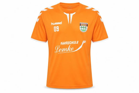 Hummel Men's Orange Football Jersey T-Shirt S