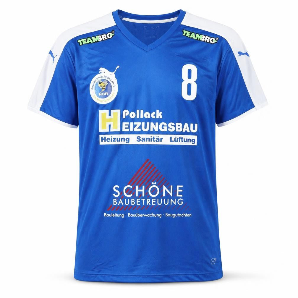 Front view of Puma Men's Blue Football Jersey L