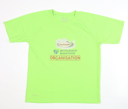Cona Sports Unisex Green T-Shirt M Jersey Activewear