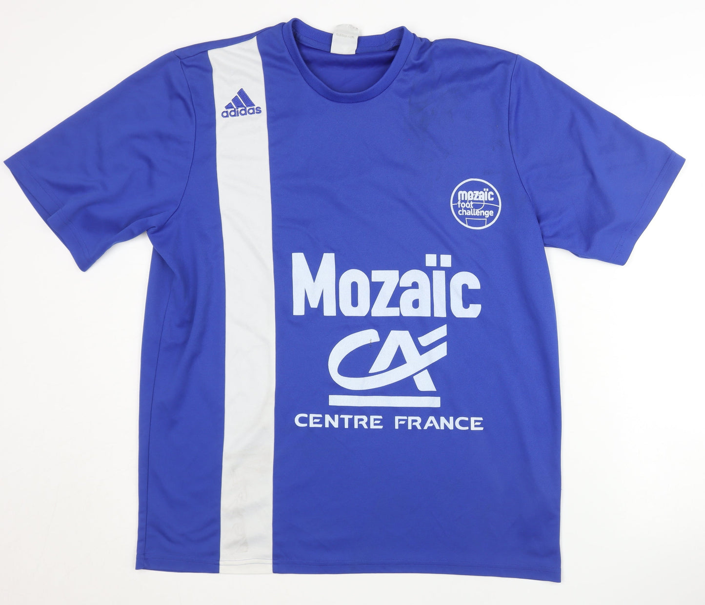 Adidas Men's Blue Football T-Shirt L Jersey