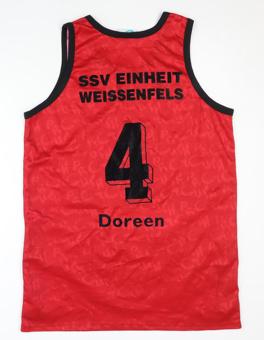 Pro Touch Men's Red Basketball Jersey L Sleeveless Tank