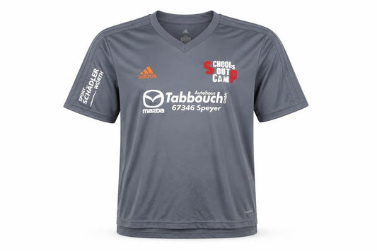 Adidas Men's Grey Football Jersey T-Shirt M