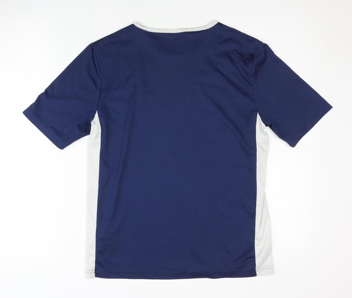 Adidas Boys Blue 13-14 Years T-Shirt Climalite Sports Top