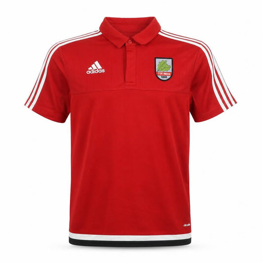Adidas Men's Red Polo Shirt Medium Jersey