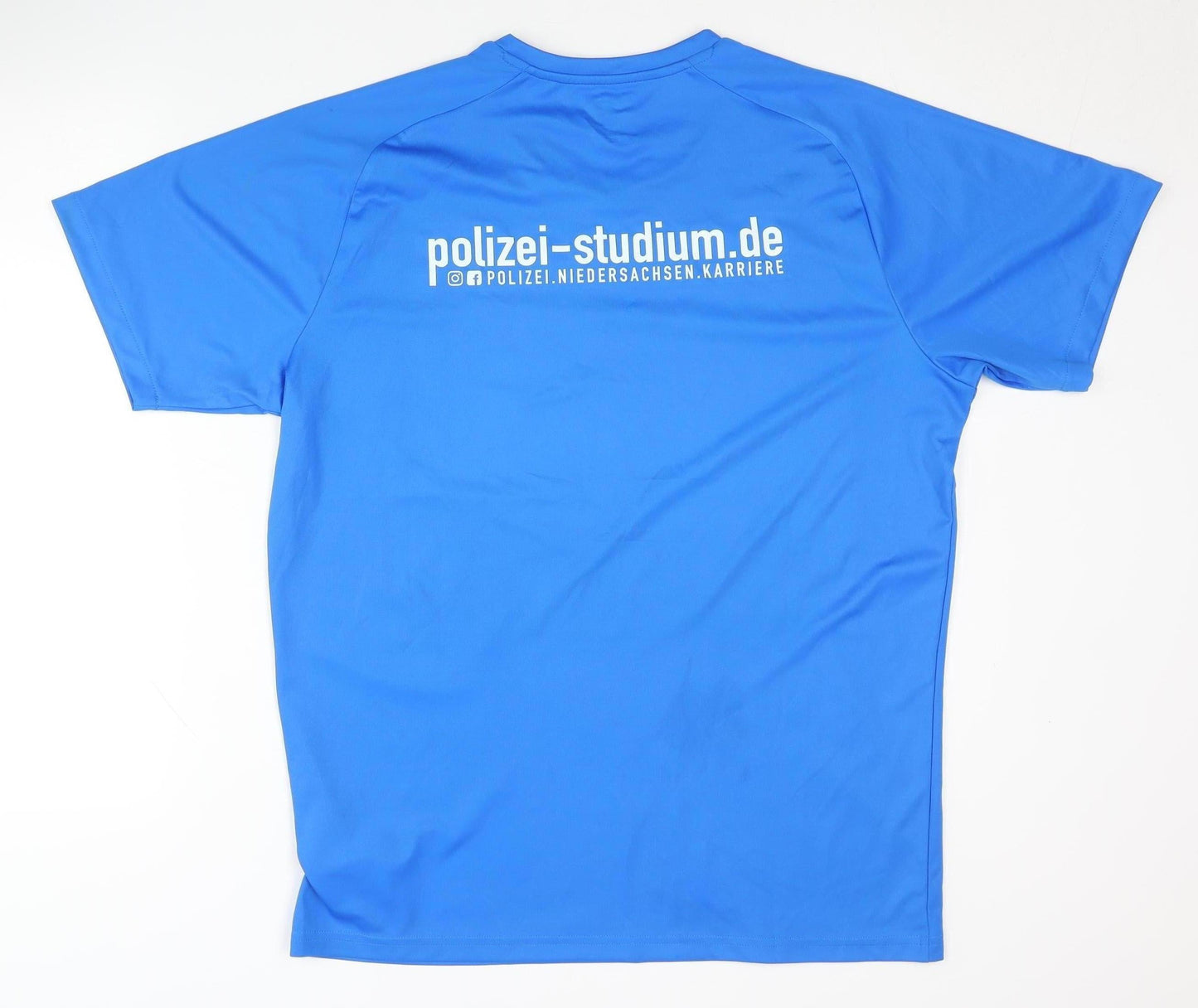Puma Men's Blue T-Shirt, Size L, Moisture Wicking