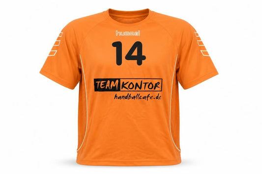 Hummel Men's Orange Handball Jersey Size L