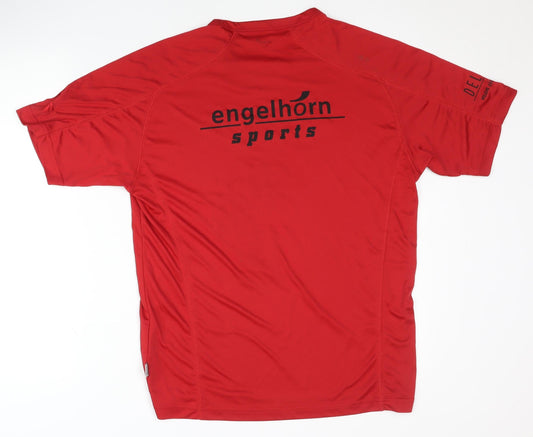 JAKO Men's Red L Jersey T-Shirt for Triathlon