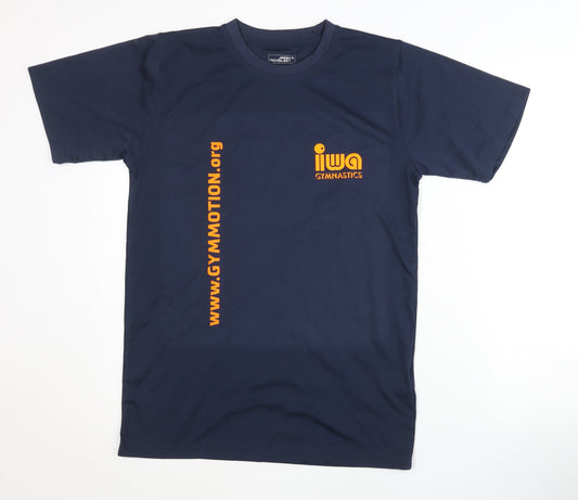 James & Nicholson Men's Blue Sports T-Shirt, Size S