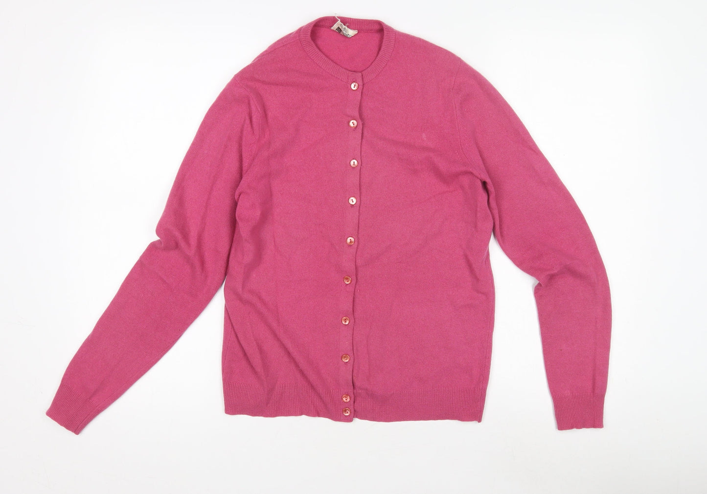 Jonelle Women's Pink Cashmere Cardigan Size 16