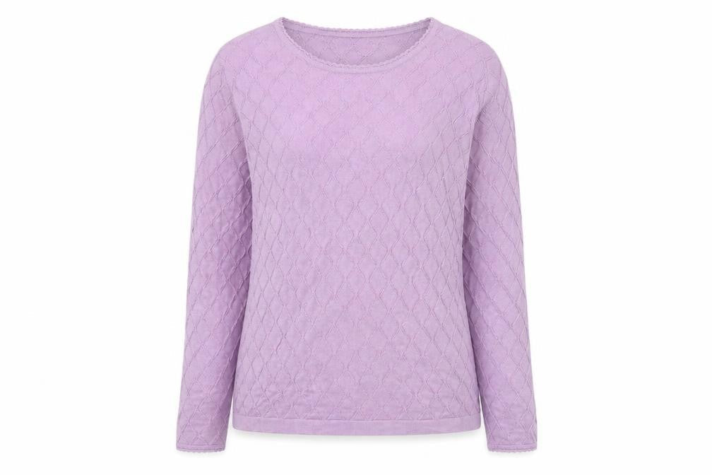 Womens UK S Regular Cotswold Collection Purple Pullover