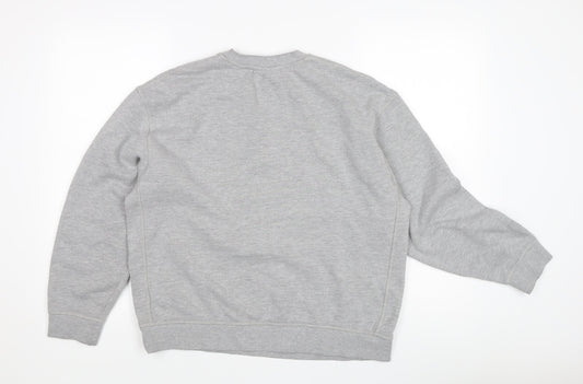 Topshop Women's Grey Sweatshirt Size S