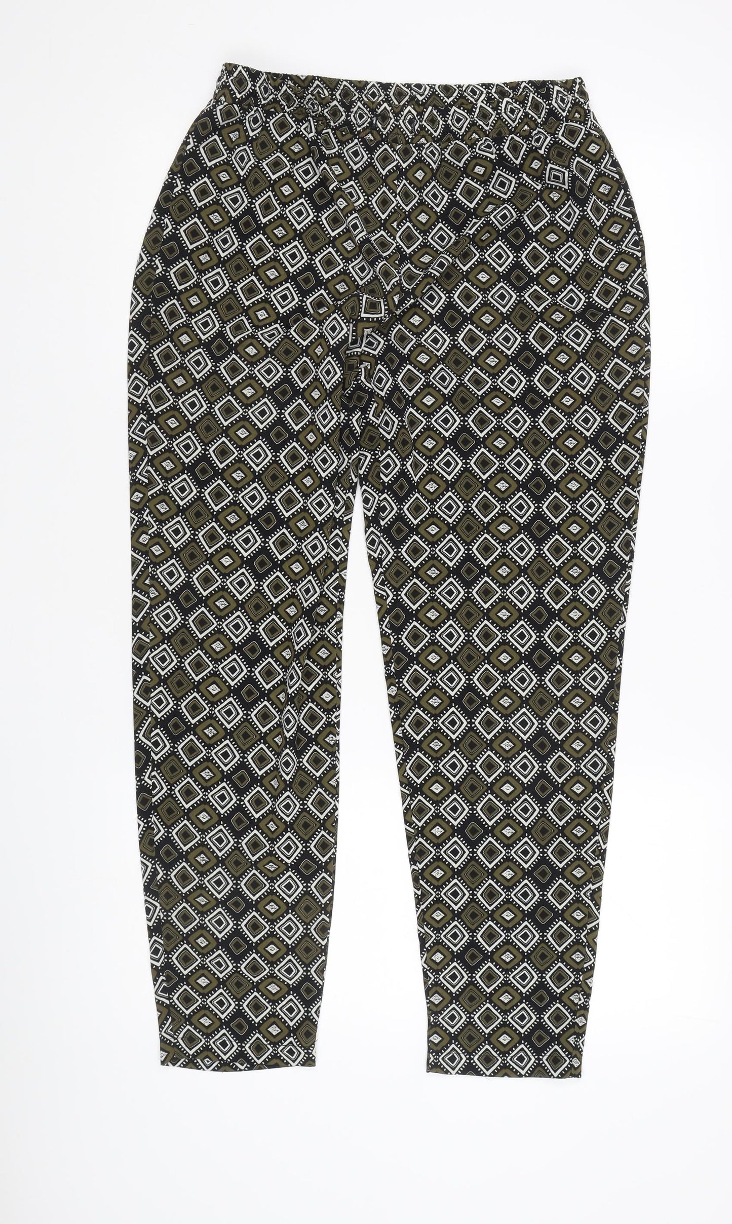 Papaya Women's Geometric Multicoloured Trousers