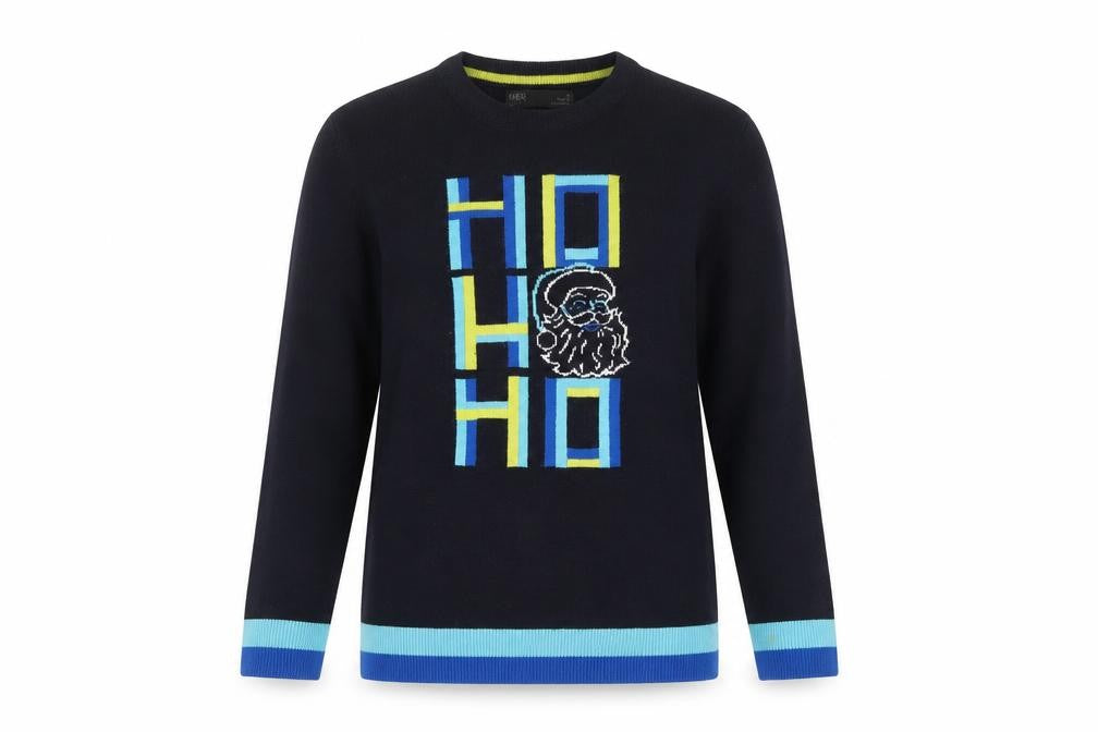Front view of Marks & Spencer Women's Black S Christmas Jumper