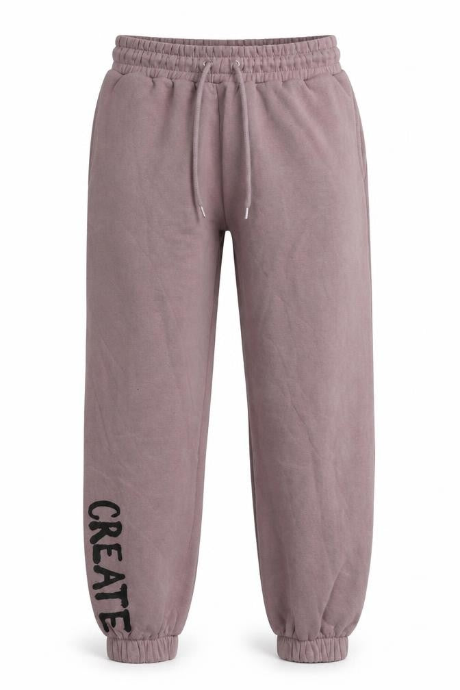 Front view of Topman Men's XS Purple Jogger Trousers with Pockets