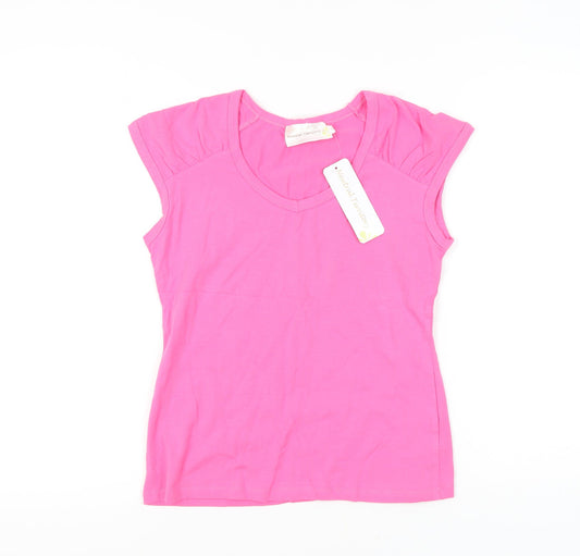 Neutral Territory Women's Pink V-Neck Top, Size 18