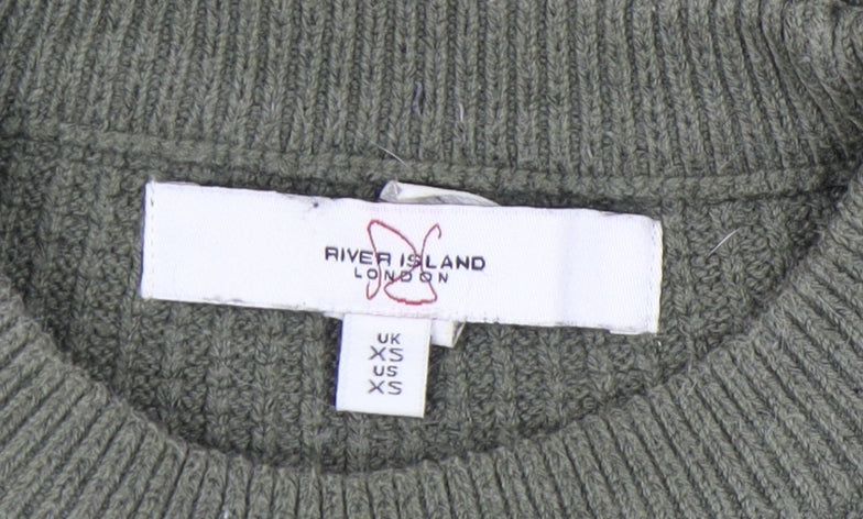 River Island Women’s Green XS Pullover Jumper