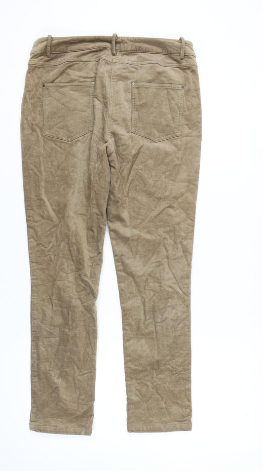 Laura Ashley Women's Brown Trousers Size 12