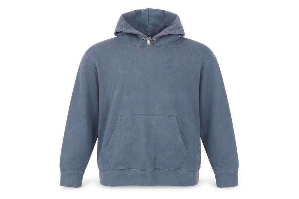 Marks and Spencer Men's Blue Pullover Hoodie Size L