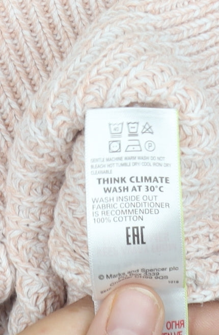 Marks and Spencer Women's Pink Pullover Jumper