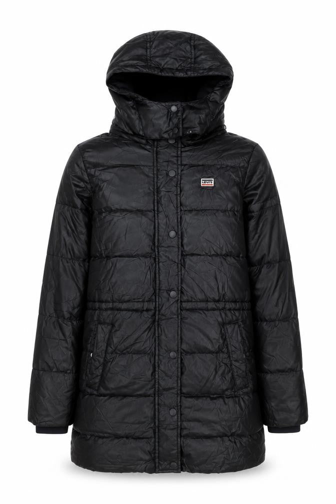 Womens UK Size XS Regular Levi's Black Polyester Jacket
