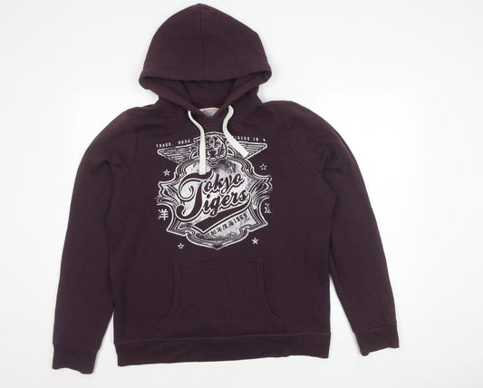 Vintage Edition Unisex Purple Hoodie Size 18