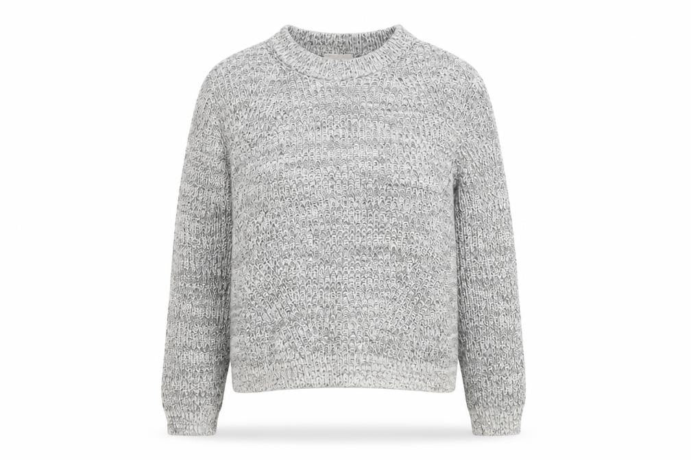 H&M Women’s Grey Chunky Knit Jumper, L, Casual