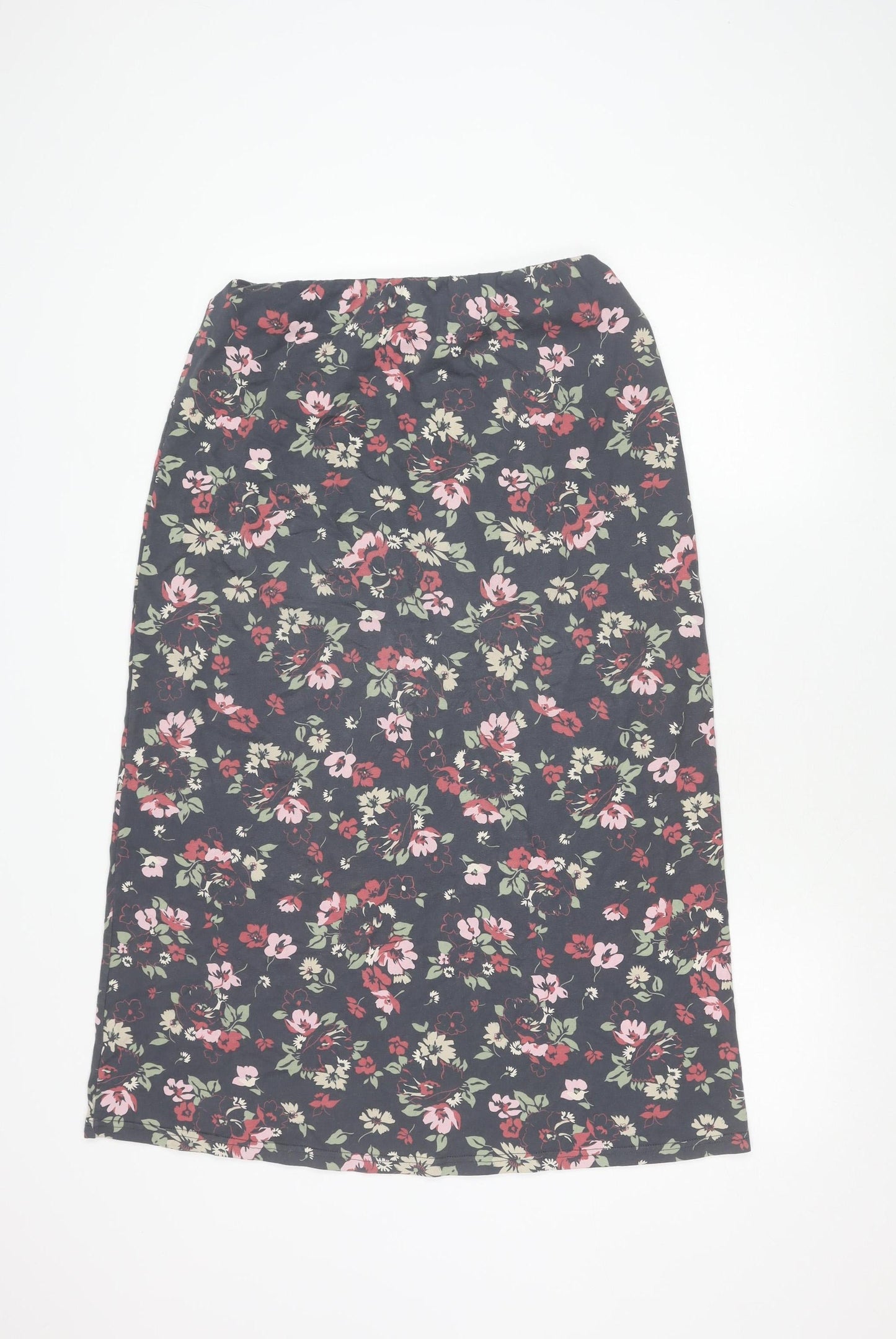 Laura Ashley Women's Floral Cotton Skirt M Multicoloured