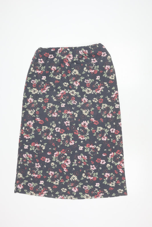 Laura Ashley Women's Floral Cotton Skirt M Multicoloured