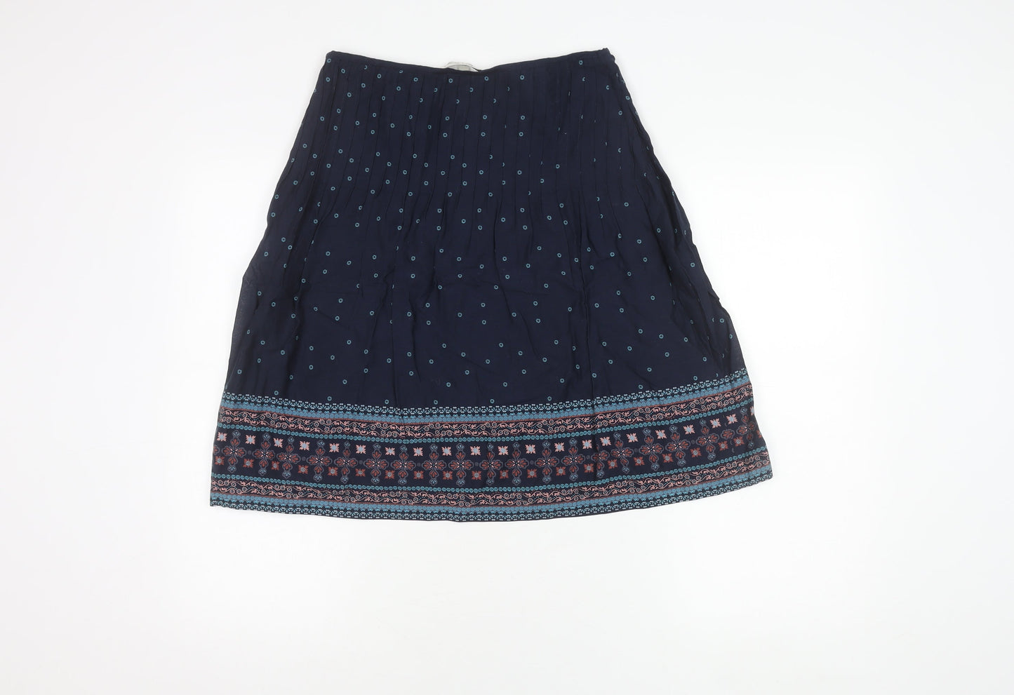 Fat Face Women's Blue A-Line Skirt Size 8