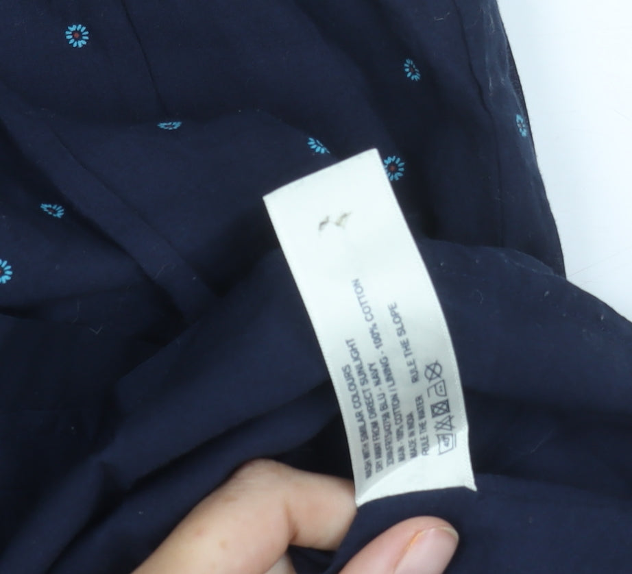Fat Face Women's Blue A-Line Skirt Size 8