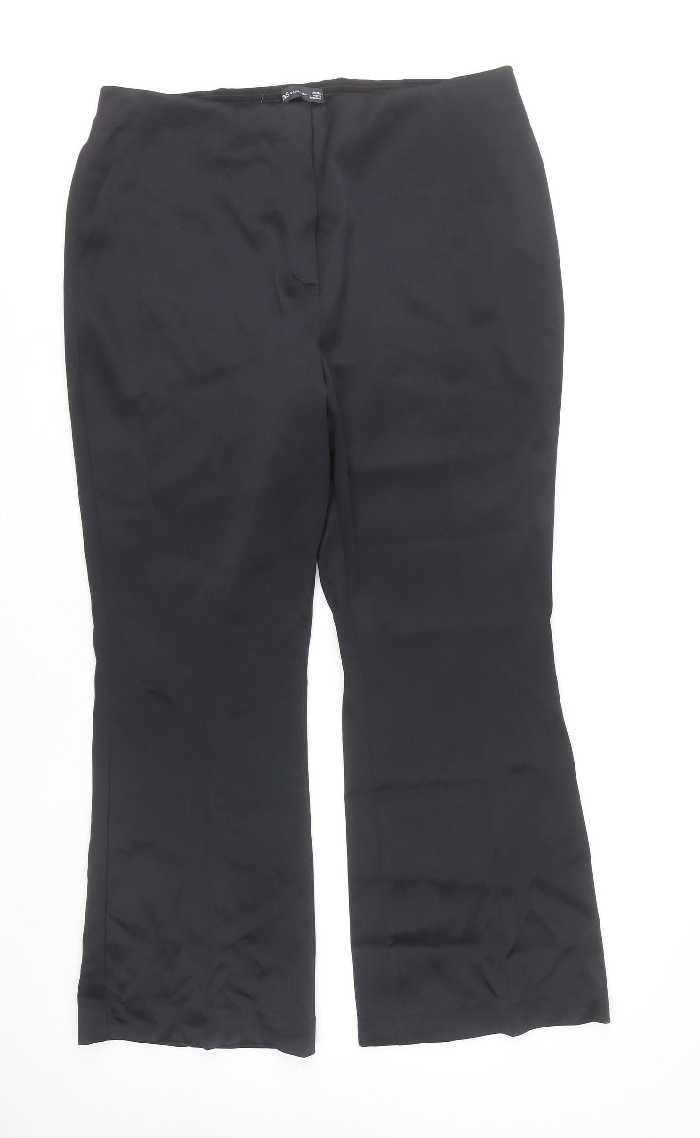 Marks and Spencer Women's Black Trousers, Size 20, Polyester