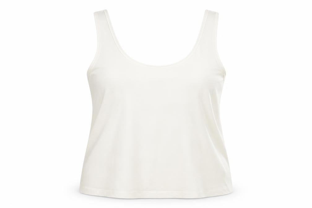 Zara Women's White Tank Top Size 8 Casual Sleeveless