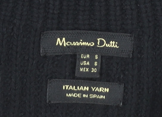 Massimo Dutti Women's Black Vest S