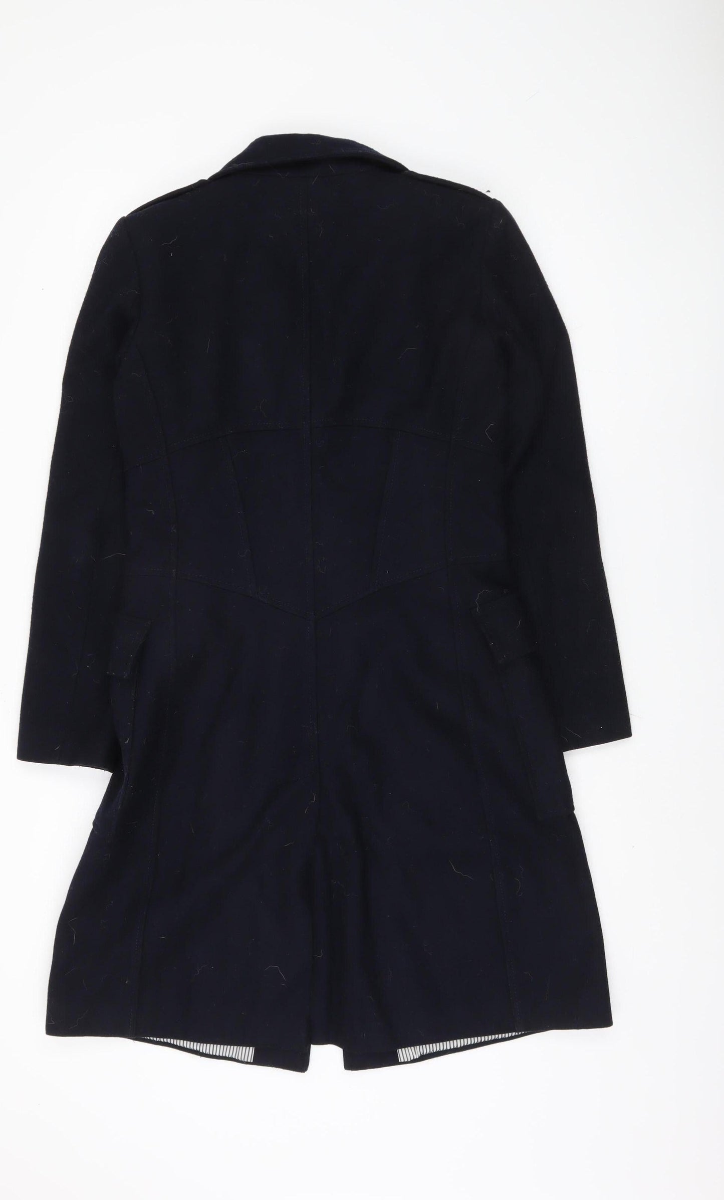 Next Women's Black Long Coat Size 8