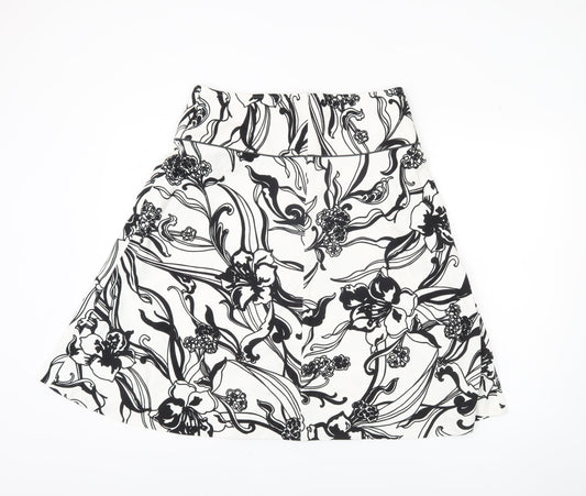 Zara Basic Women's Multicoloured A-Line Skirt L