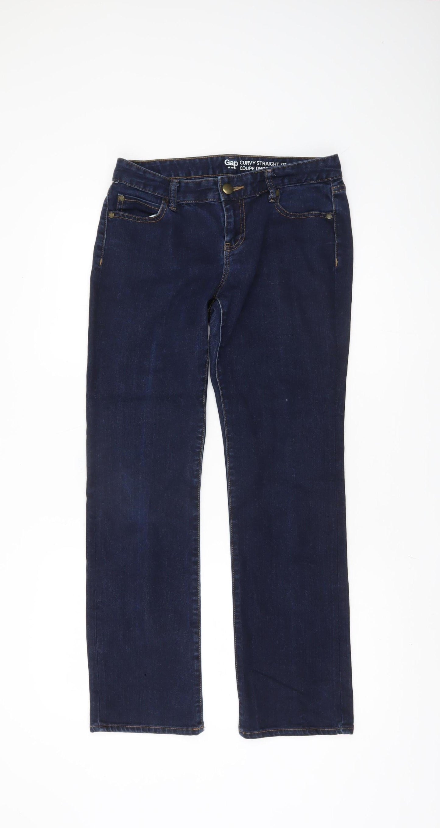 Gap Women's Blue Straight Jeans Size 8S